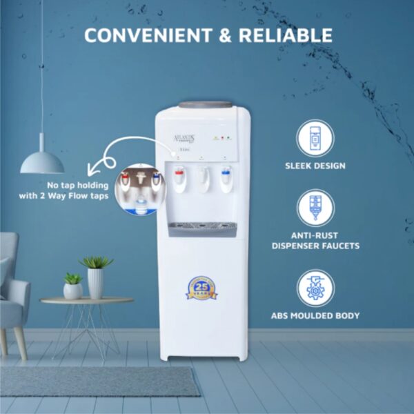 ATLANTIS FROSTY PLUS (Hot, Normal & Cold) Floor Standing Water Dispenser-3 Taps - Image 3