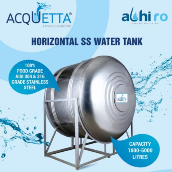 SS Horizontal Water Tank
