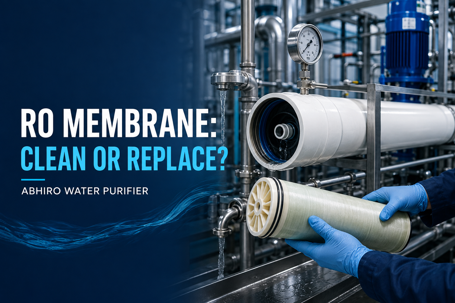 You are currently viewing Industrial RO Membrane Cleaning: When to Clean and When to Replace