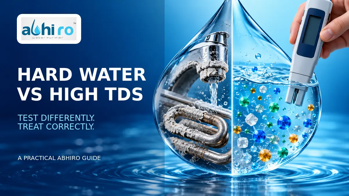 You are currently viewing Hard Water vs High TDS: What Is the Difference and Which Treatment Do You Need?