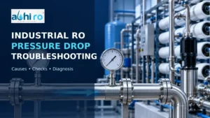 Read more about the article Industrial RO Pressure Drop: Causes, Checks and Troubleshooting