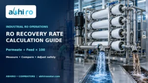 Read more about the article Industrial RO Recovery Rate: How to Calculate and Improve It Safely