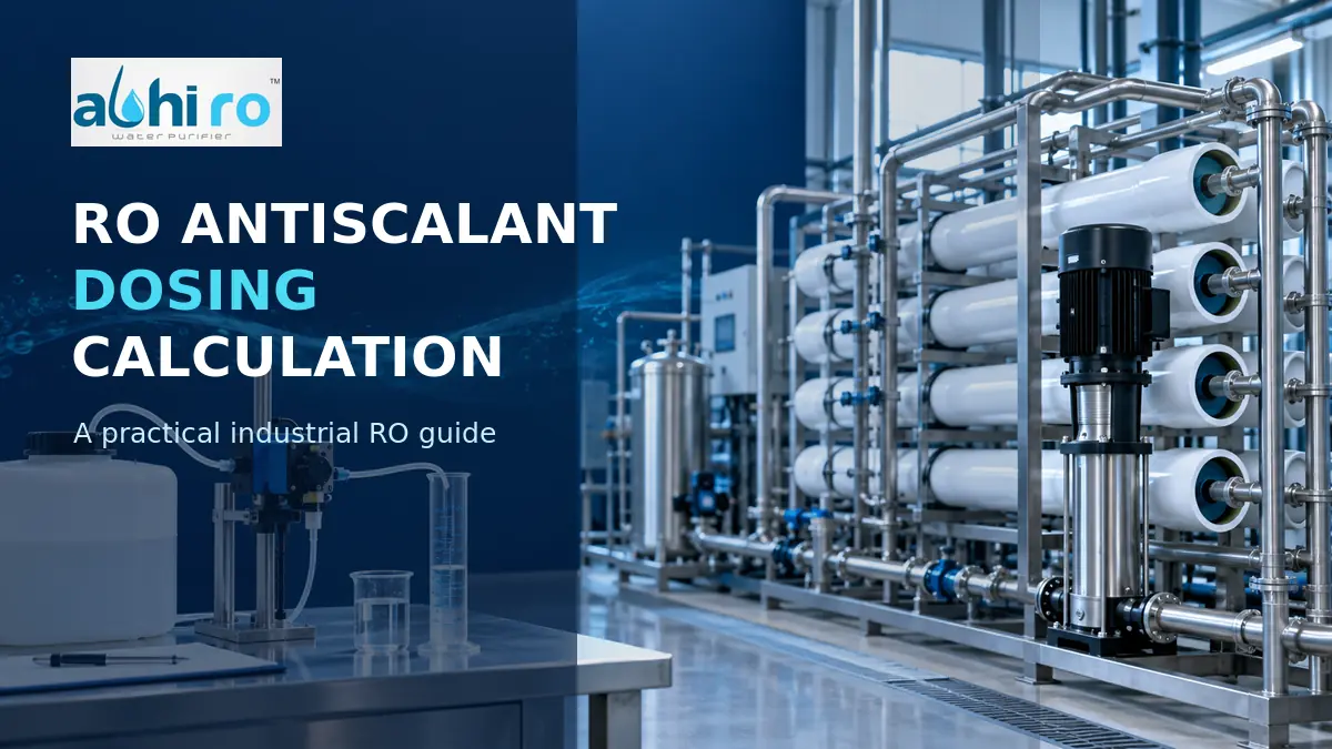 You are currently viewing RO Antiscalant Dosing Calculation: A Practical Guide