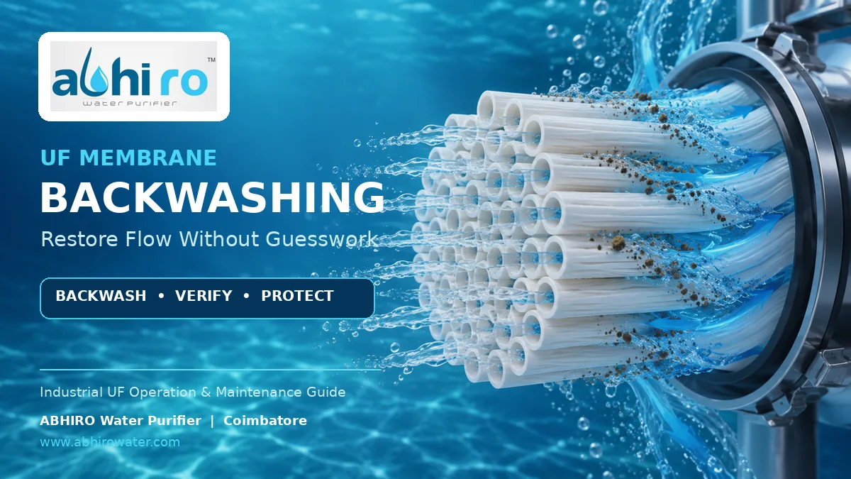 You are currently viewing UF Membrane Backwashing: How to Restore Flow Without Guesswork