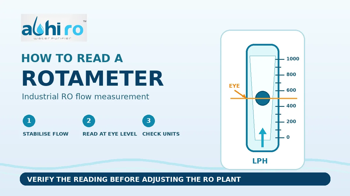 Read more about the article How to Read a Rotameter in an Industrial RO Plant